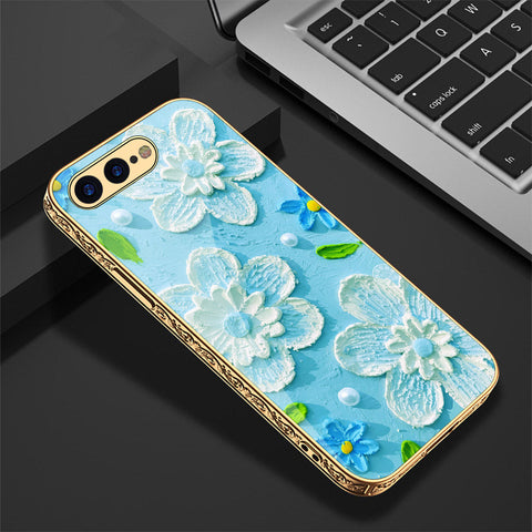 iPhone 8 Plus / 7 Plus Cover - Floral Series - Premium Electroplated Shutterproof Case Soft Silicon Borders Case