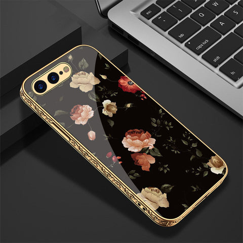 iPhone 8 Plus / 7 Plus Cover - Floral Series 2 - Premium Electroplated Shutterproof Case Soft Silicon Borders Case