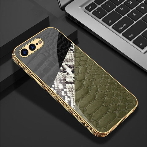 iPhone 8 Plus / 7 Plus Cover - Printed Skins Series - Premium Electroplated Shutterproof Case Soft Silicon Borders Case