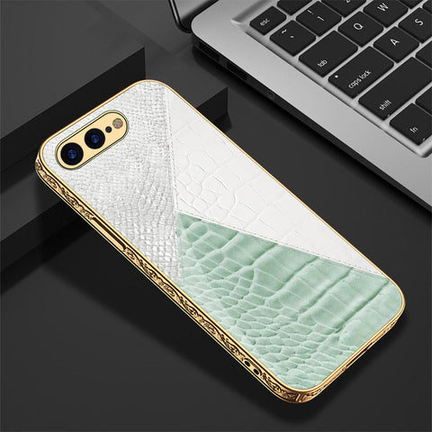 iPhone 8 Plus / 7 Plus Cover - Printed Skins Series - Premium Electroplated Shutterproof Case Soft Silicon Borders Case