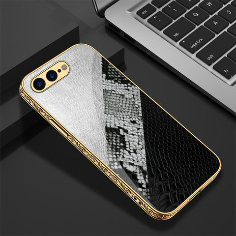iPhone 8 Plus / 7 Plus Cover - Printed Skins Series - Premium Electroplated Shutterproof Case Soft Silicon Borders Case