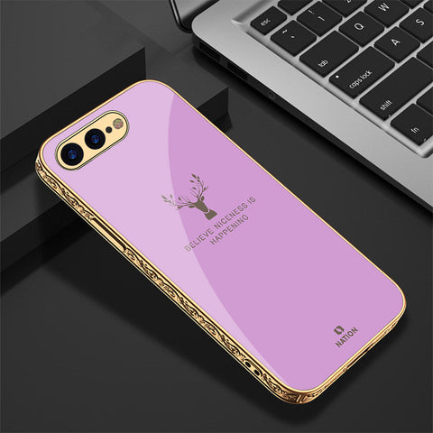 iPhone 8 Plus / 7 Plus Cover - Nice Series - Premium Electroplated Shutterproof Case Soft Silicon Borders Case