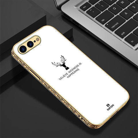 iPhone 8 Plus / 7 Plus Cover - Nice Series - Premium Electroplated Shutterproof Case Soft Silicon Borders Case