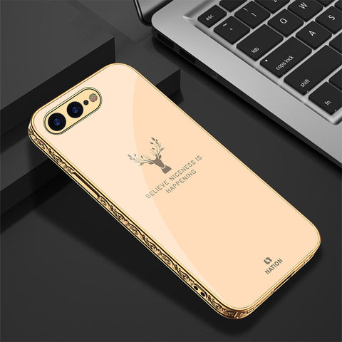 iPhone 8 Plus / 7 Plus Cover - Nice Series - Premium Electroplated Shutterproof Case Soft Silicon Borders Case