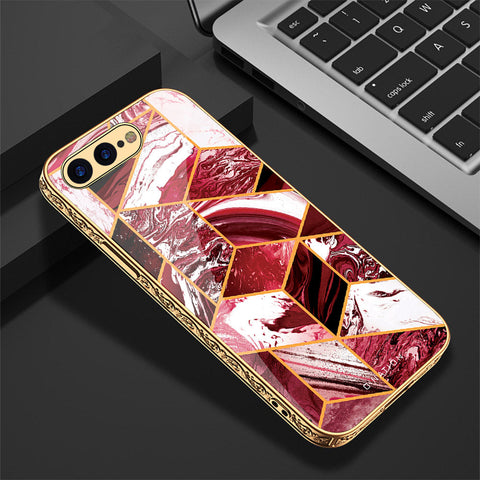 iPhone 8 Plus / 7 Plus Cover - O'Nation Shades of Marble Series - Premium Electroplated Shutterproof Case Soft Silicon Borders Case