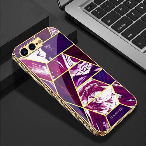 iPhone 8 Plus / 7 Plus Cover - O'Nation Shades of Marble Series - Premium Electroplated Shutterproof Case Soft Silicon Borders Case