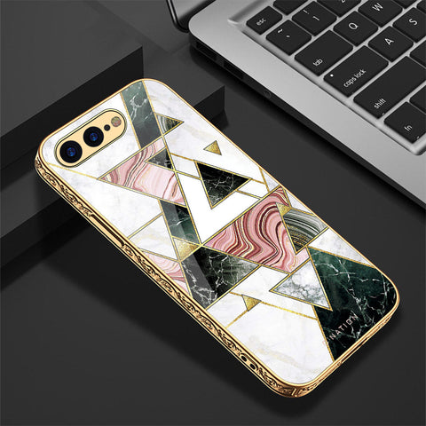 iPhone 8 Plus / 7 Plus Cover - O'Nation Shades of Marble Series - Premium Electroplated Shutterproof Case Soft Silicon Borders Case