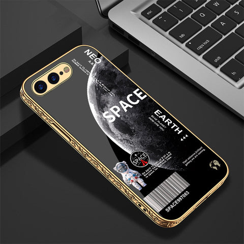 iPhone 8 Plus / 7 Plus Cover - Limitless Series - Premium Electroplated Shutterproof Case Soft Silicon Borders Case