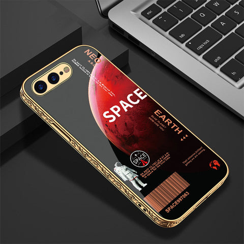 iPhone 8 Plus / 7 Plus Cover - Limitless Series - Premium Electroplated Shutterproof Case Soft Silicon Borders Case