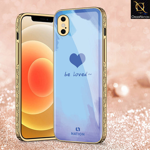 iPhone XS / X Cover - Onation Heart Series - Premium Electroplated Shutterproof Case Soft Silicon Borders Case