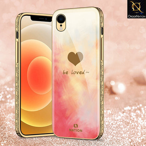 iPhone XR Cover - Onation Heart Series - Premium Electroplated Shutterproof Case Soft Silicon Borders Case