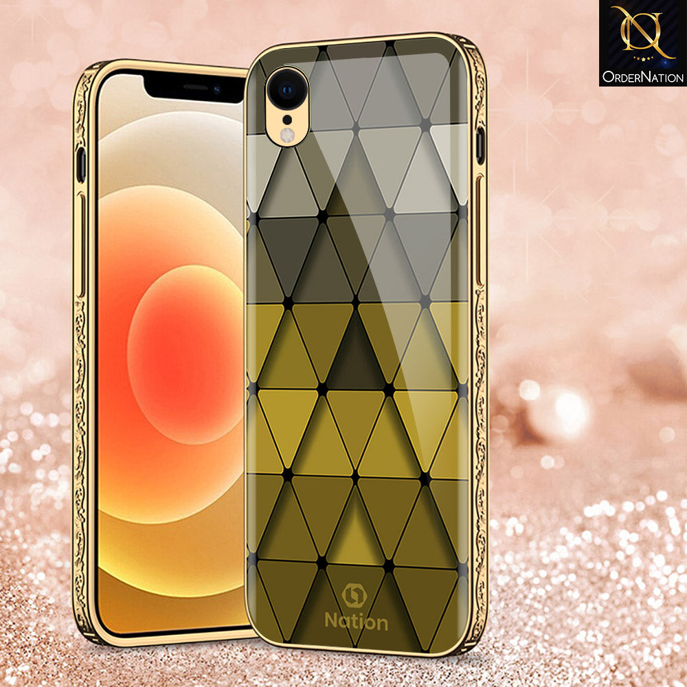 Pyramid Iphone Case iPhone XR Cover - ONation Pyramid Series - Premium Electroplated Shutt ...