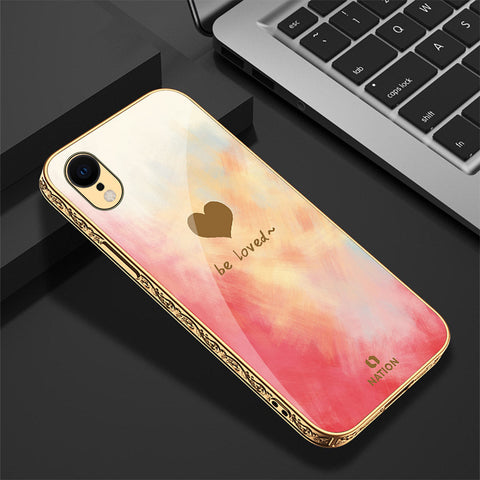 iPhone XR Cover - Onation Heart Series - Premium Electroplated Shutterproof Case Soft Silicon Borders Case