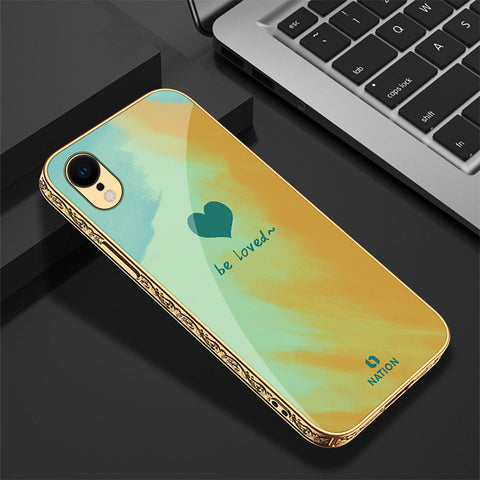 iPhone XR Cover - Onation Heart Series - Premium Electroplated Shutterproof Case Soft Silicon Borders Case