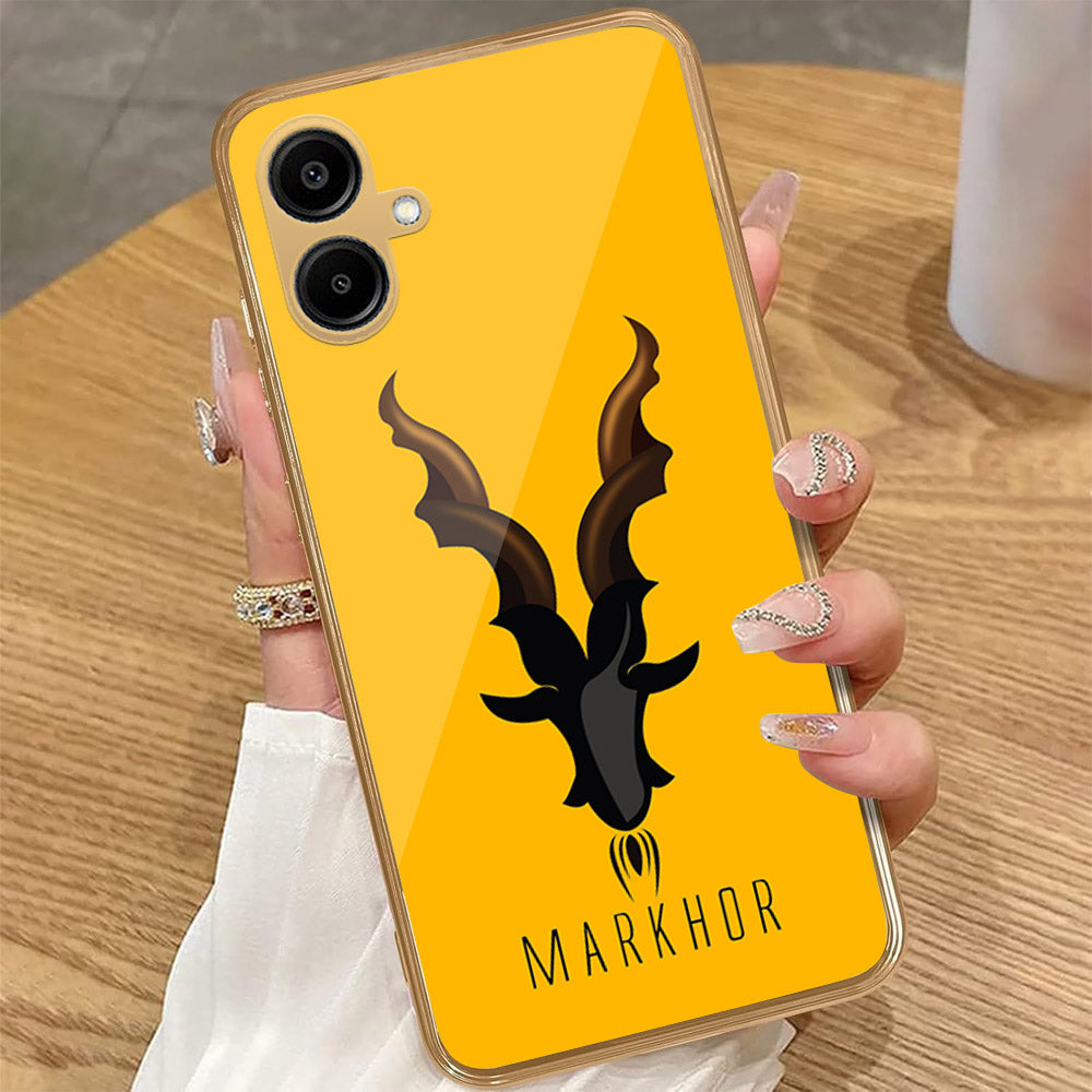 Samsung Galaxy A06 - Markhor Series - HQ Premium Shine Durable Golden Electroplate Case