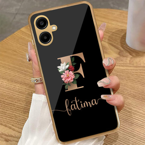 Samsung Galaxy A06 - Personalized Alphabet Series - HQ Premium Shine Durable Golden Electroplate Case