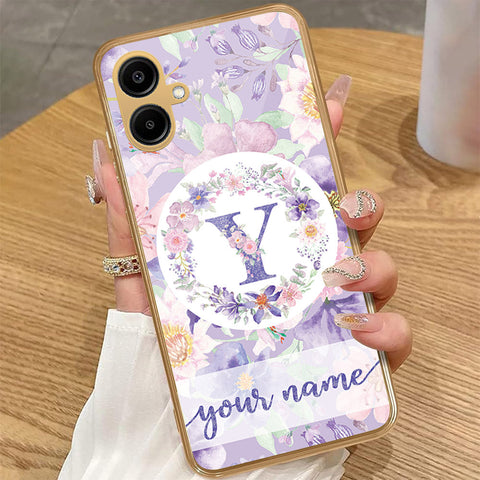 Samsung Galaxy A06 - Personalized Alphabet Series - HQ Premium Shine Durable Golden Electroplate Case