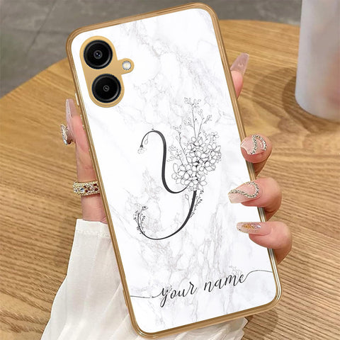 Samsung Galaxy A06 - Personalized Alphabet Series - HQ Premium Shine Durable Golden Electroplate Case