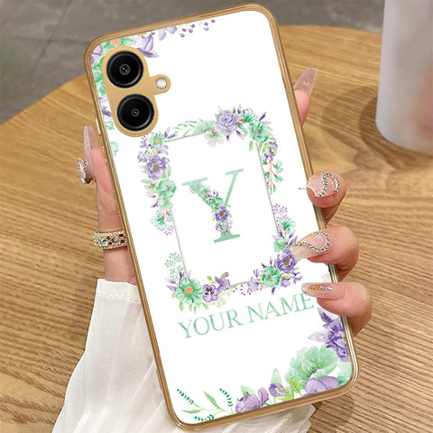 Samsung Galaxy A06 - Personalized Alphabet Series - HQ Premium Shine Durable Golden Electroplate Case