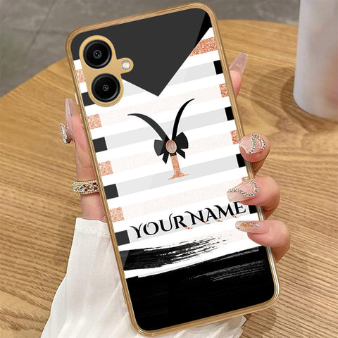 Samsung Galaxy A06 - Personalized Alphabet Series - HQ Premium Shine Durable Golden Electroplate Case