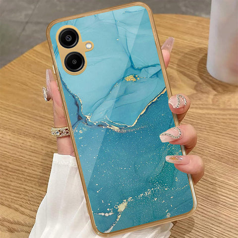 Samsung Galaxy A06 - Mystic Marble Series - HQ Premium Shine Durable Golden Electroplate Case
