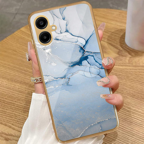Samsung Galaxy A06 - Mystic Marble Series - HQ Premium Shine Durable Golden Electroplate Case
