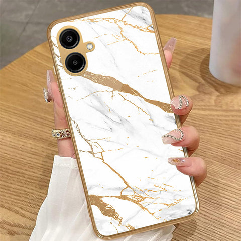 Samsung Galaxy A06 - Mystic Marble Series - HQ Premium Shine Durable Golden Electroplate Case