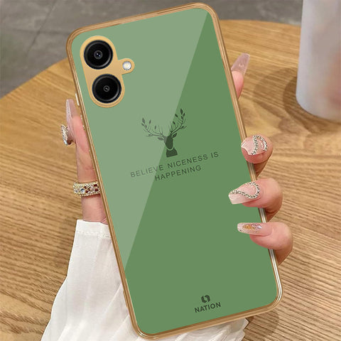 Samsung Galaxy A06 - Nice Series - HQ Premium Shine Durable Golden Electroplate Case