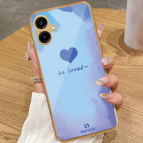 Samsung Galaxy A06 - Onation Heart Series - HQ Premium Shine Durable Golden Electroplate Case
