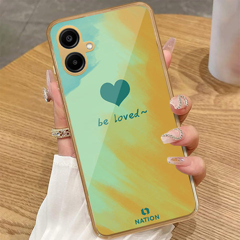 Samsung Galaxy A06 - Onation Heart Series - HQ Premium Shine Durable Golden Electroplate Case