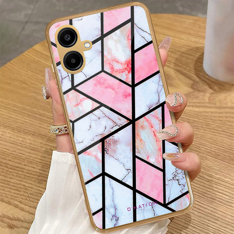 Samsung Galaxy A06 - O'Nation Shades of Marble Series - HQ Premium Shine Durable Golden Electroplate Case