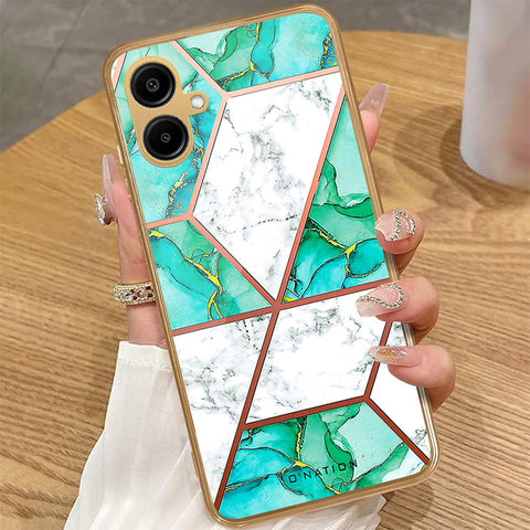 Samsung Galaxy A06 - O'Nation Shades of Marble Series - HQ Premium Shine Durable Golden Electroplate Case