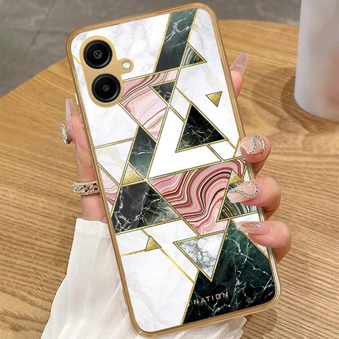 Samsung Galaxy A06 - O'Nation Shades of Marble Series - HQ Premium Shine Durable Golden Electroplate Case