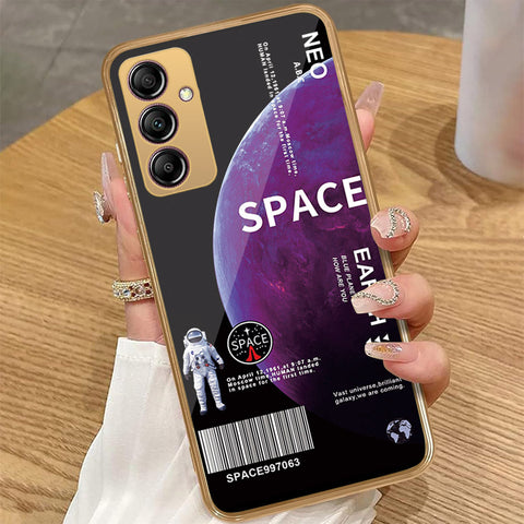 Samsung Galaxy A14 - Limitless Series - HQ Premium Shine Durable Golden Electroplate Case