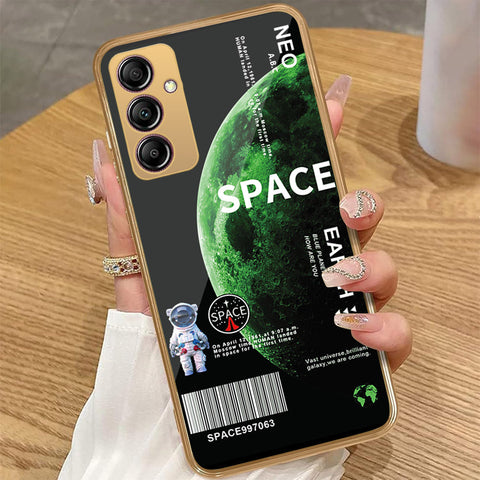 Samsung Galaxy A14 5G - Limitless Series - HQ Premium Shine Durable Golden Electroplate Case