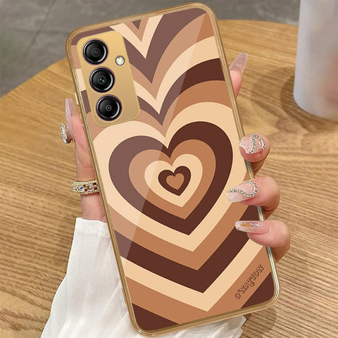 Samsung Galaxy A14 5G - O'Nation Heartbeat Series - HQ Premium Shine Durable Golden Electroplate Case