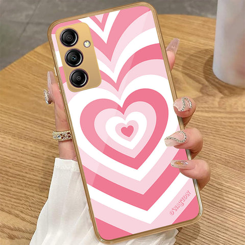 Samsung Galaxy A14 5G - O'Nation Heartbeat Series - HQ Premium Shine Durable Golden Electroplate Case