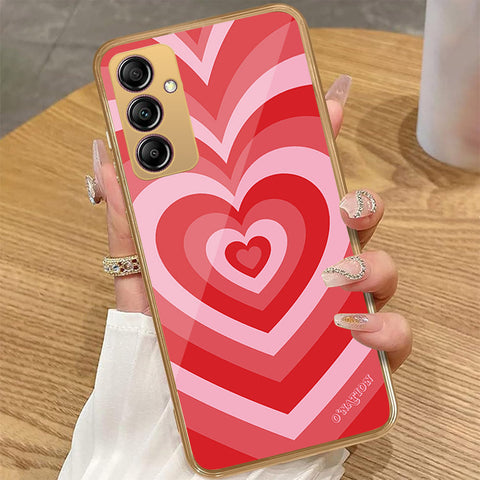 Samsung Galaxy A14 5G - O'Nation Heartbeat Series - HQ Premium Shine Durable Golden Electroplate Case