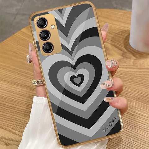 Samsung Galaxy A14 - O'Nation Heartbeat Series - HQ Premium Shine Durable Golden Electroplate Case