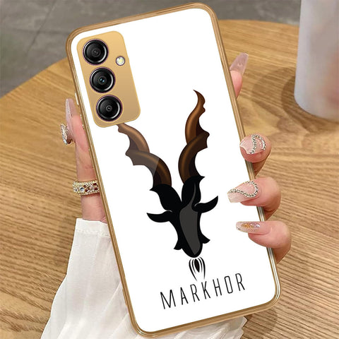 Samsung Galaxy A14 5G - Markhor Series - HQ Premium Shine Durable Golden Electroplate Case