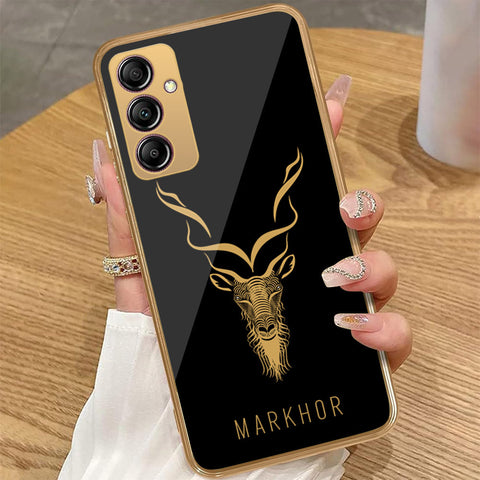 Samsung Galaxy A14 5G - Markhor Series - HQ Premium Shine Durable Golden Electroplate Case