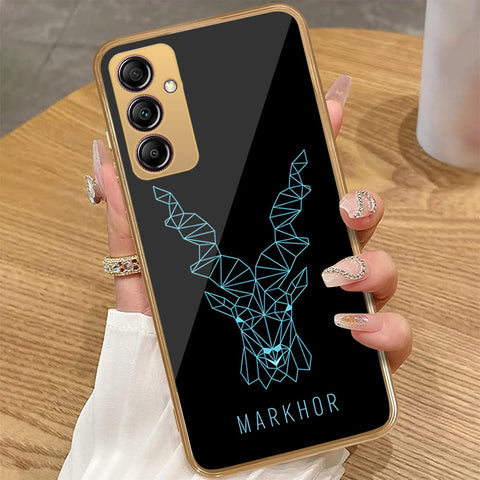 Samsung Galaxy A14 5G - Markhor Series - HQ Premium Shine Durable Golden Electroplate Case