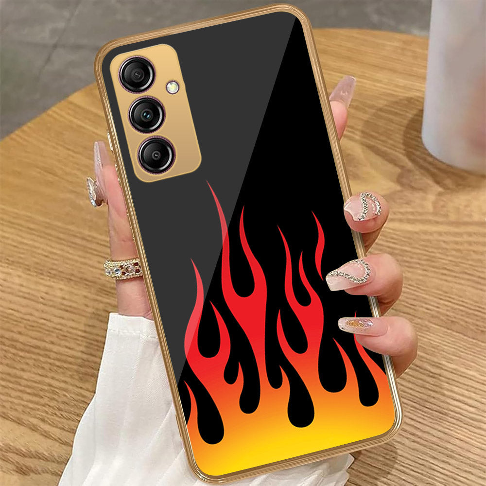 Samsung Galaxy A14 5G - Stellar Series - HQ Premium Shine Durable Golden Electroplate Case