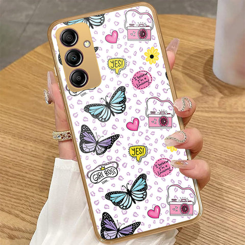 Samsung Galaxy A14 5G - Vanilla Dream Series - HQ Premium Shine Durable Golden Electroplate Case