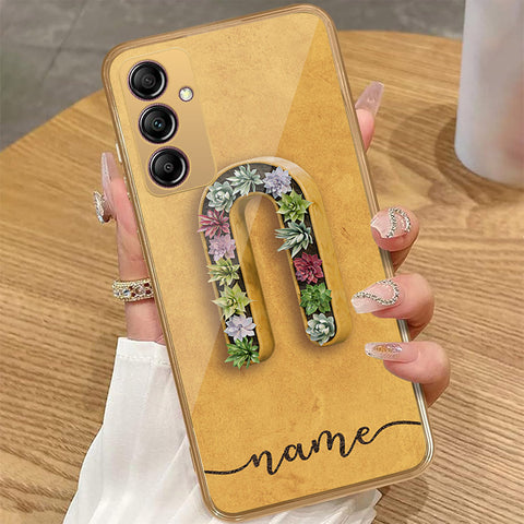 Samsung Galaxy A14 5G - Personalized Alphabet Series - HQ Premium Shine Durable Golden Electroplate Case