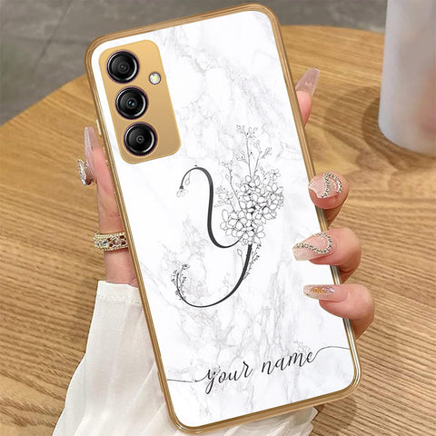 Samsung Galaxy A14 - Personalized Alphabet Series - HQ Premium Shine Durable Golden Electroplate Case