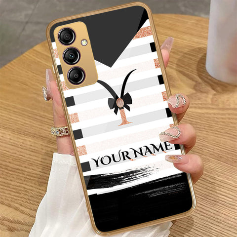 Samsung Galaxy A14 5G - Personalized Alphabet Series - HQ Premium Shine Durable Golden Electroplate Case