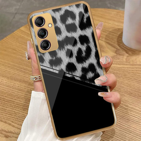 Samsung Galaxy A14 - Printed Skins Series - HQ Premium Shine Durable Golden Electroplate Case