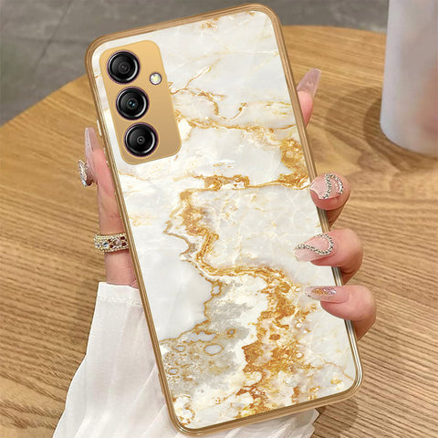 Samsung Galaxy A14 - Mystic Marble Series - HQ Premium Shine Durable Golden Electroplate Case