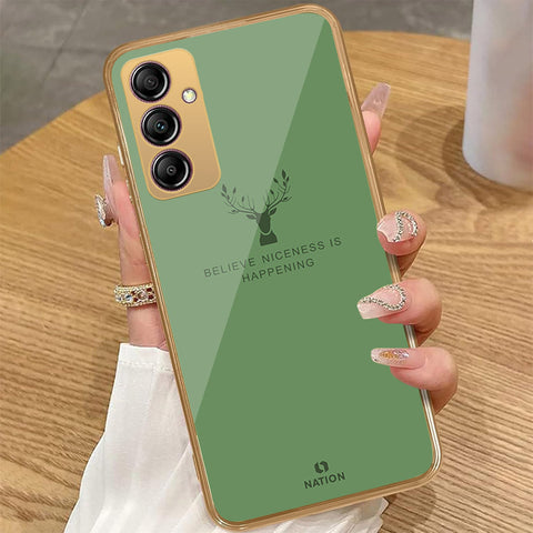 Samsung Galaxy A14 - Nice Series - HQ Premium Shine Durable Golden Electroplate Case